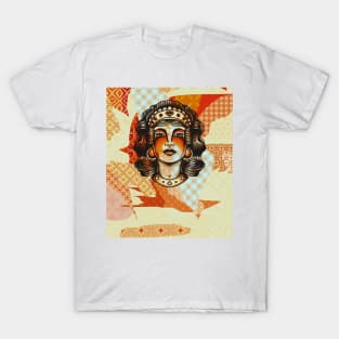 Vintage gypsy girl tattoo T-Shirt